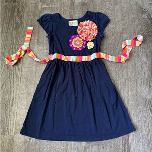 Twirls & Twigs***Navy Girls Dress***Size 4 $128